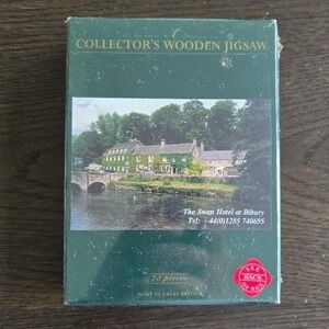 Wentworth Wooden Jigsaw Puzzle The Swan Hotel at Bibury 75 pieces New Sealed
